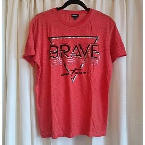 Diesel Brave On Tour Official World Tour T-shirt With Tour‎ DatesRed Size Large